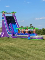 26ft Tall Water Slide with Slip n Slide and Pool