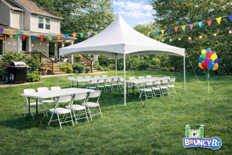 Tables, Chairs and Tents