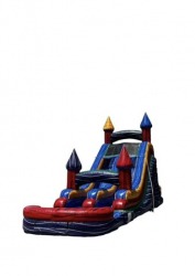 22ft Tall Double Lane Electric Rush Water Slide