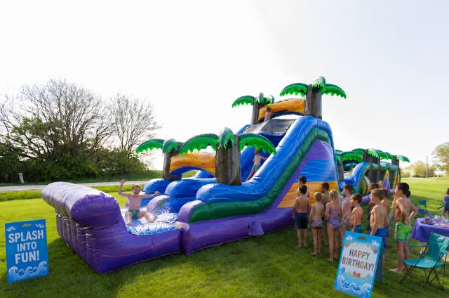 Water slides blog party ideas