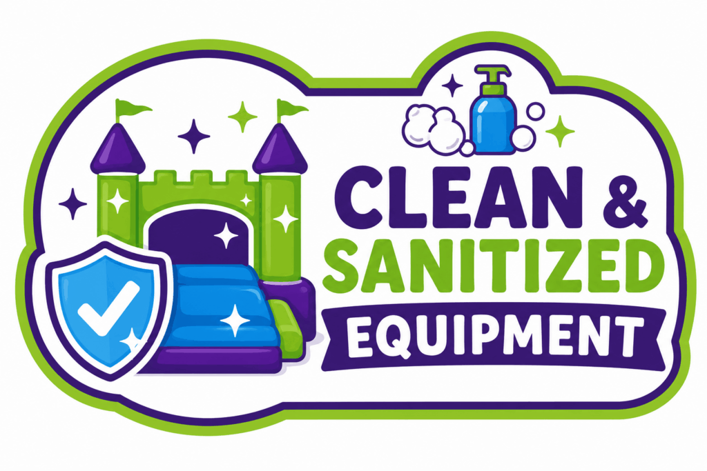 Clean and sanitized badge