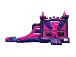 Razzle Dazzle Dry Bounce House with double lane slide