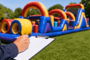 obstacle course rental permit