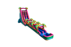 27ft Double Lane Waterslide w/ Slip N Slide